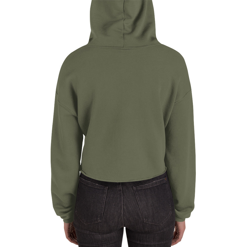 Rainbow Splash Cropped Hoodie