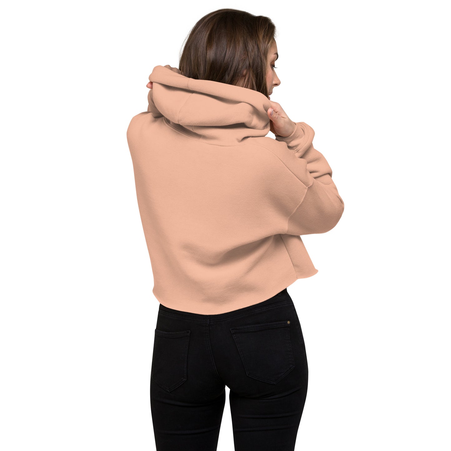 Rainbow Splash Cropped Hoodie